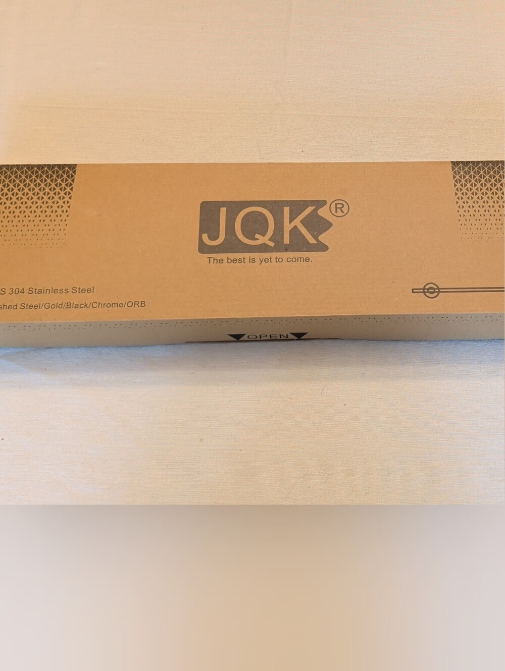 JQK Bathroom Towel Bar in Stainless Steel Finish